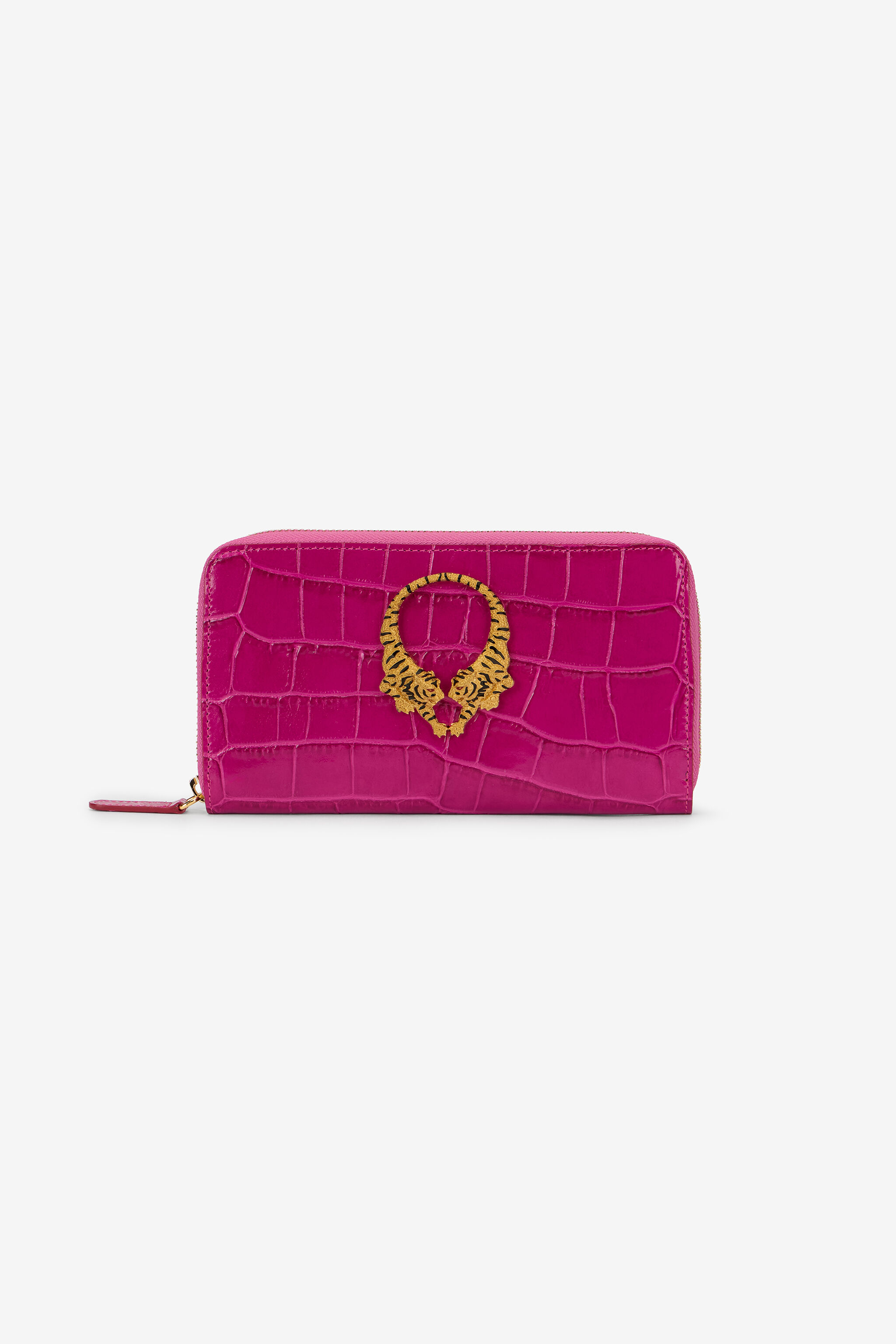 RC Roar Leather Wallet With Zip RC Roar Leather Wallet With Zip CYCLAMEN WKA006-PZ975