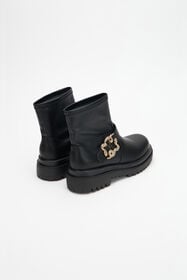 JC Black Ankle Boots BLACK VFS132-VF660