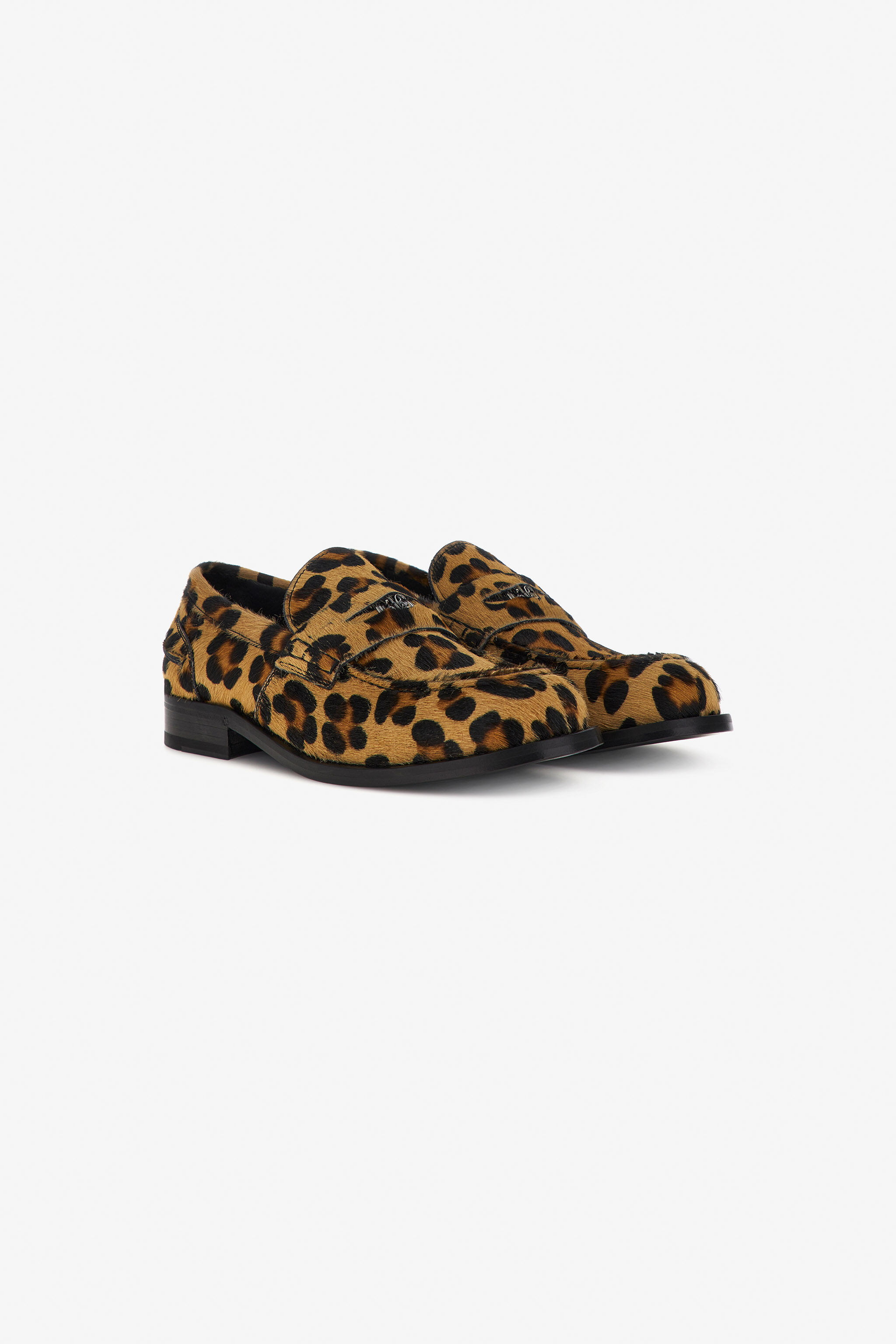 RC Leopard loafers with Monogram Mirror Snake RC Leopard loafers with Monogram Mirror Snake Dark brown RRS033-PZA92
