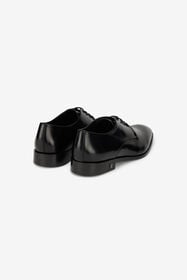 RC Chaussures en cuir avec détail lacé BLACK SOS00M-PZ591