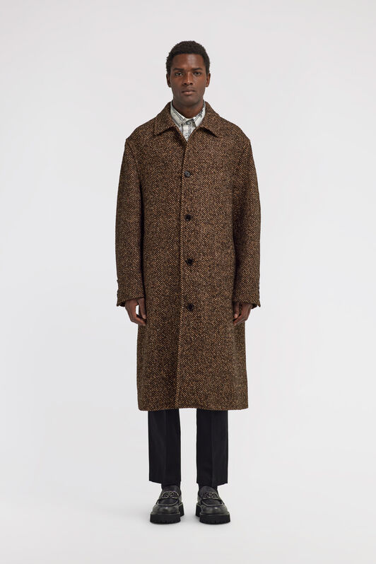 RC Double-breasted coat Brown TRT520-WP053