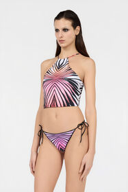 RC Ray Of Paradise Print Top CORAL XKW030-OOM33