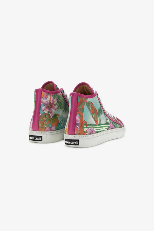 RC Sneakers stampa Hawaii RC Sneakers stampa Hawaii Azzurro SKS035-5TL63