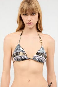 JC Bikini With All-Over Print Light blue UFM023-UF273