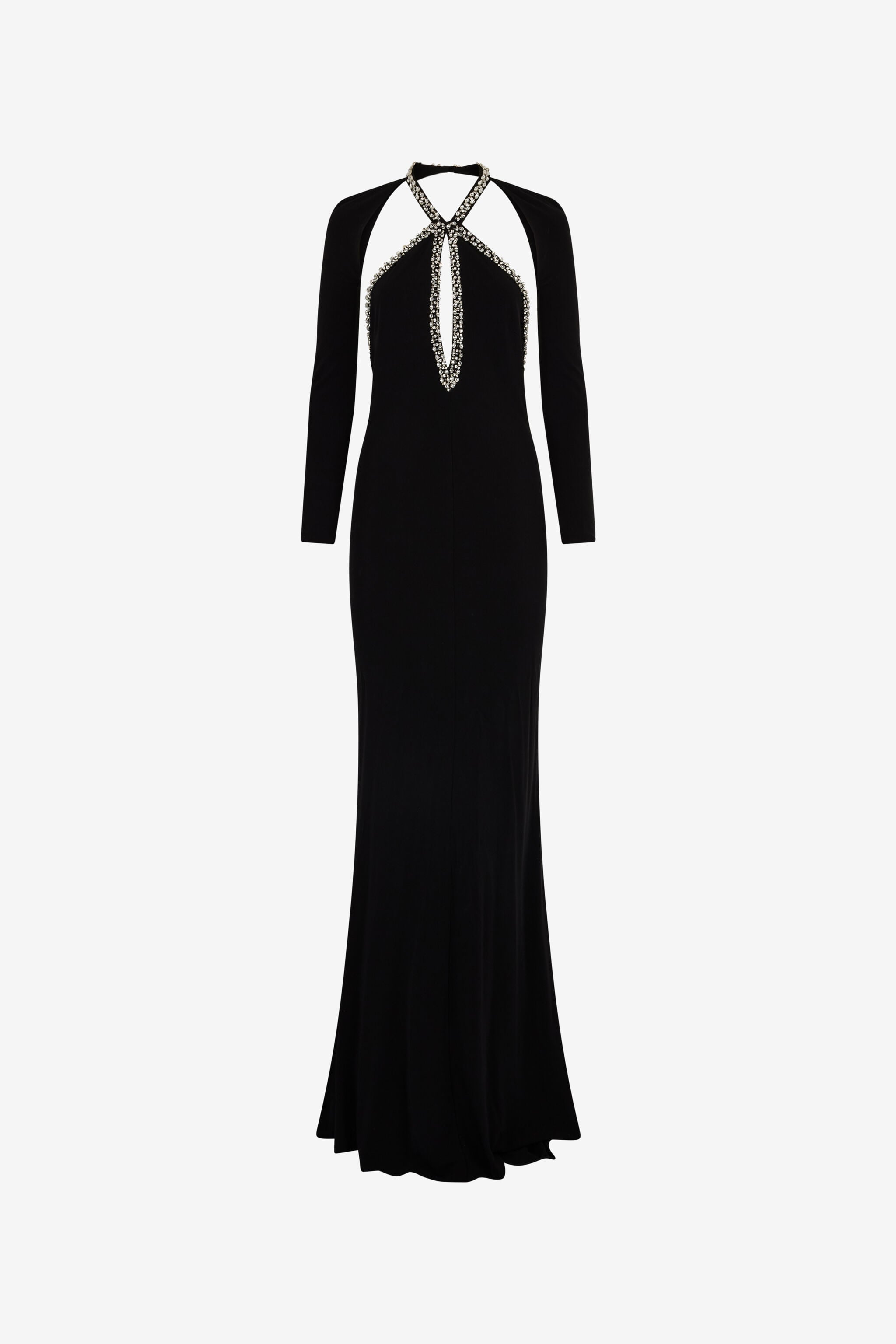 RC Long dress with crystals RC Long dress with crystals Black UKR124-JE034