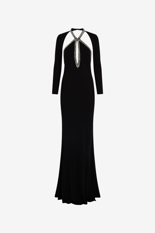 RC Long dress with crystals RC Long dress with crystals Black UKR124-JE034