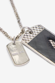 RC Collana Con Catenina E Doppio Ciondolo Argento VRG005-AM007