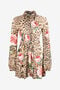 RC Mini Robe À Imprimé Jaguar Roses NATURAL XQT108-JRT24