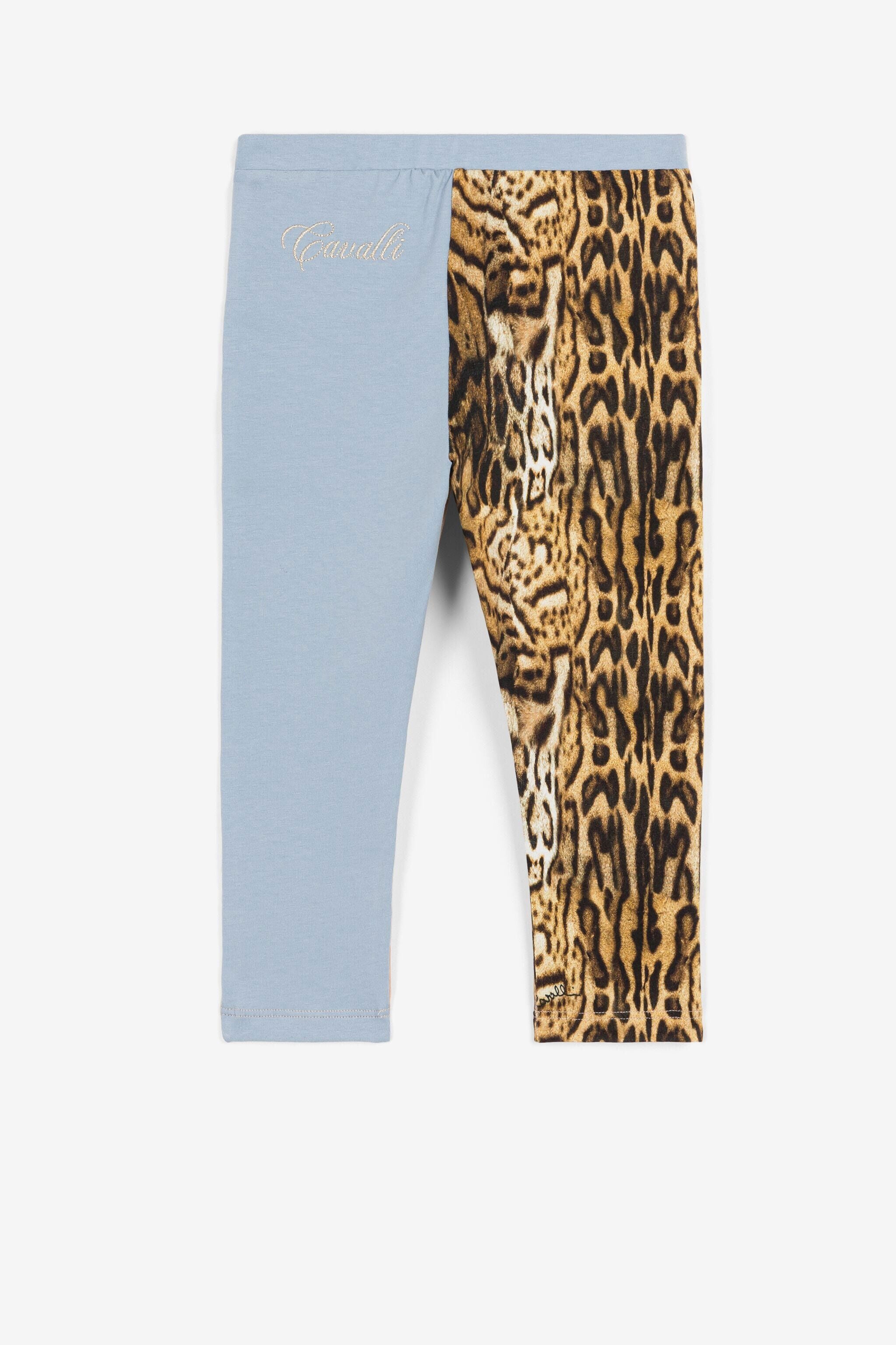 JU Ocelot-Print Leggings Pink PJT262-JV025
