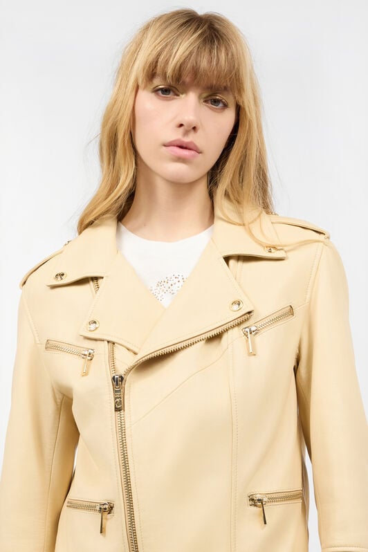 JC Jacket With Studded Logo JC Jacket With Studded Logo Light Brown UFP003-UF268