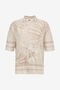 RC Polo shirt with embroidery Elfenbein SRM605-MA018