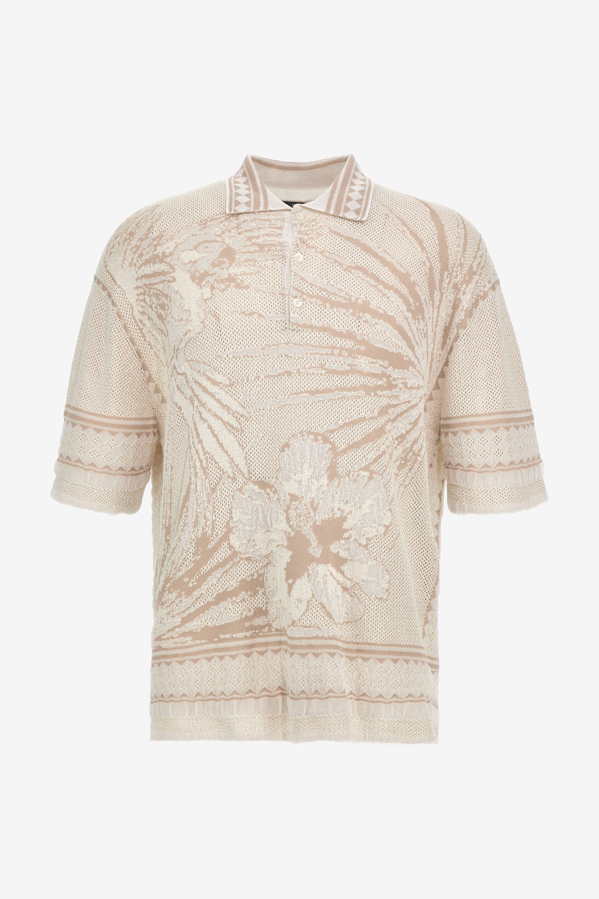 RC Polo shirt with embroidery RC Polo shirt with embroidery Ivory SRM605-MA018