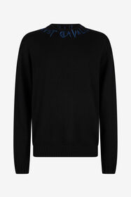 JC Pull Noir Avec Logo Brodé BLACK VFM002-VF050