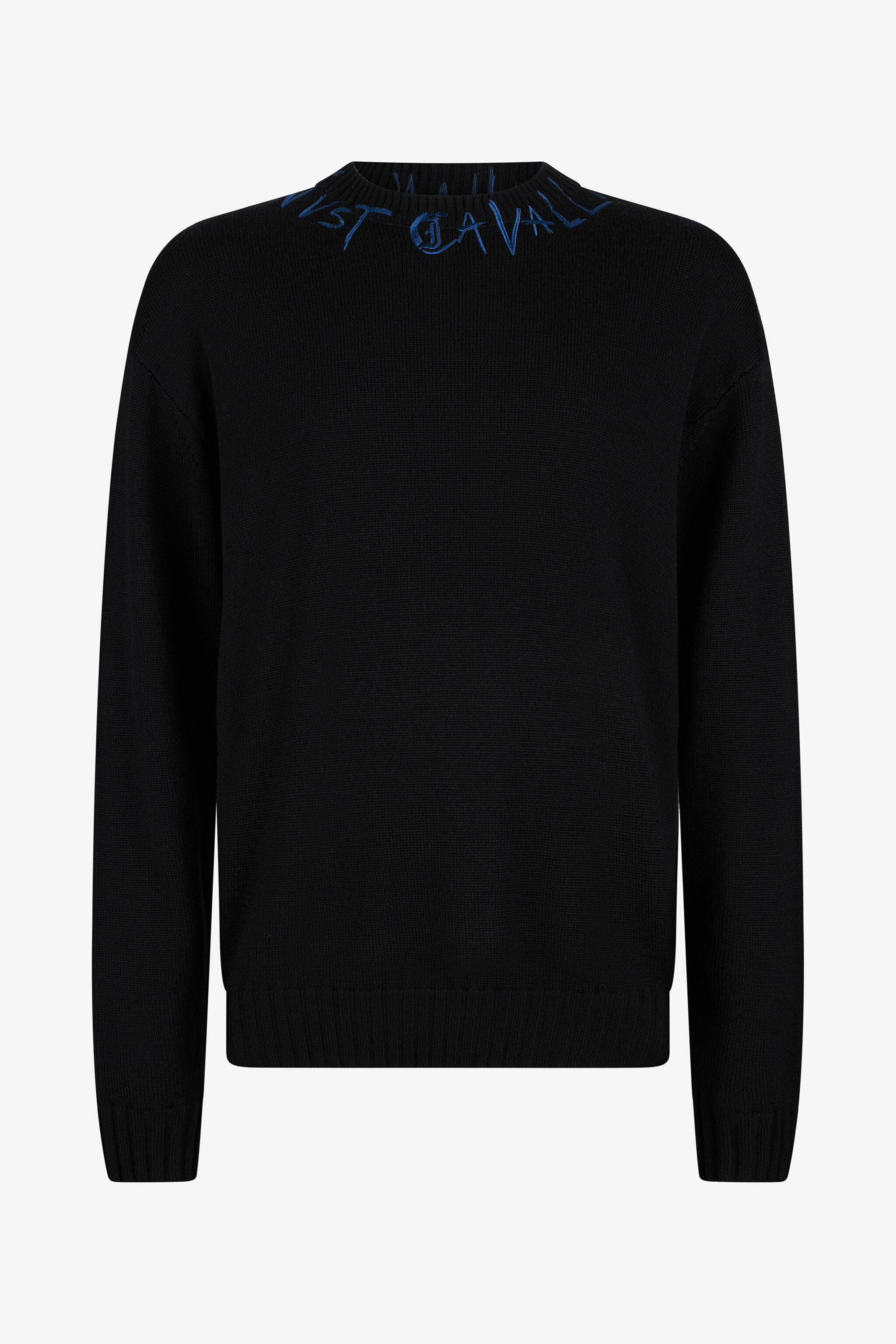 JC Pull Noir Avec Logo Brodé JC Pull Noir Avec Logo Brodé BLACK VFM002-VF050