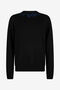 JC Pull Noir Avec Logo Brodé JC Pull Noir Avec Logo Brodé BLACK VFM002-VF050
