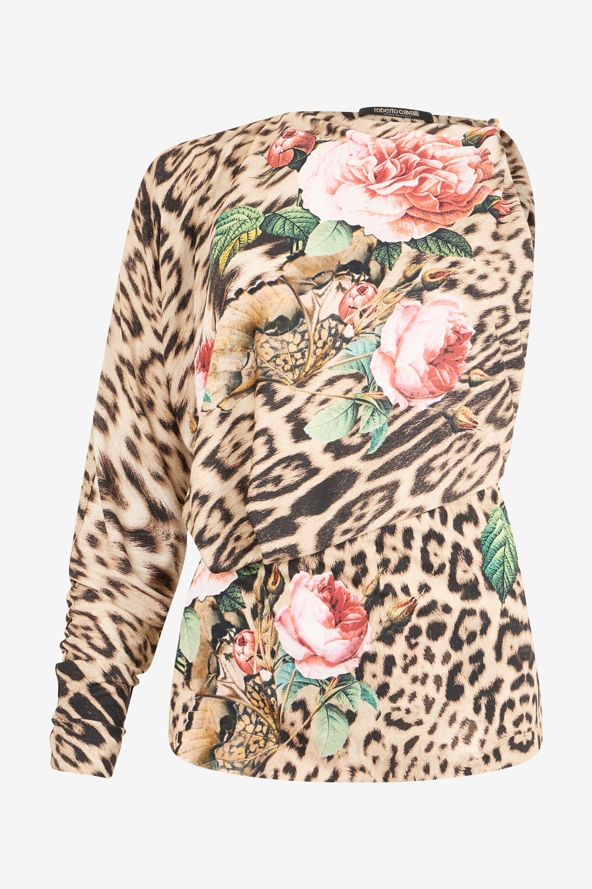 RC Top Mit Jaguar Roses-Print NATURAL XQT600-JRT24