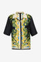 RC Lemon and Snake silk Shirt RC Lemon and Snake silk Shirt Schwarz/Gelb SKT703-4QL30