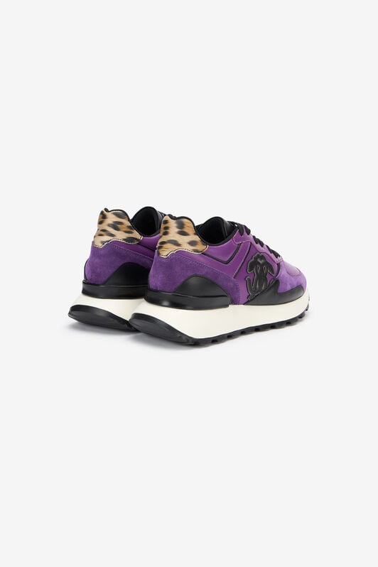 RC Lila Leder Sneaker RC Lila Leder Sneaker VIOLA/NERO/MACULA RKS046-PZB30