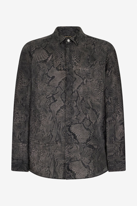 RC Python Print Shirt BLACK SOT70I-LG001