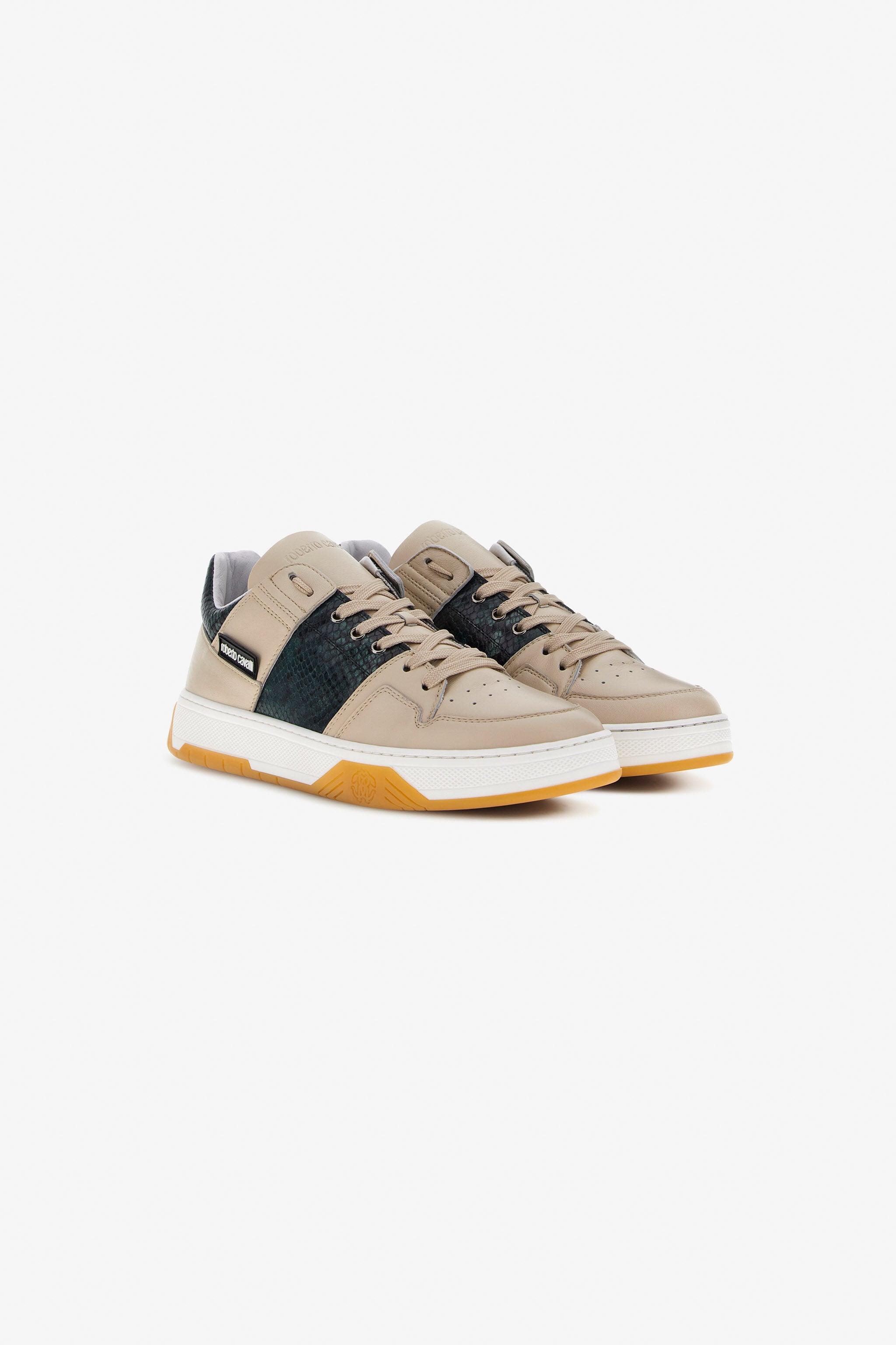 RC Sneakers con logo RC RC Sneakers con logo RC Marrone chiaro SRS046-PN003