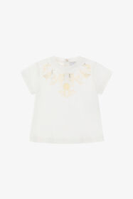 JU Golden Baroque Kids Tee White TJT606-JD001