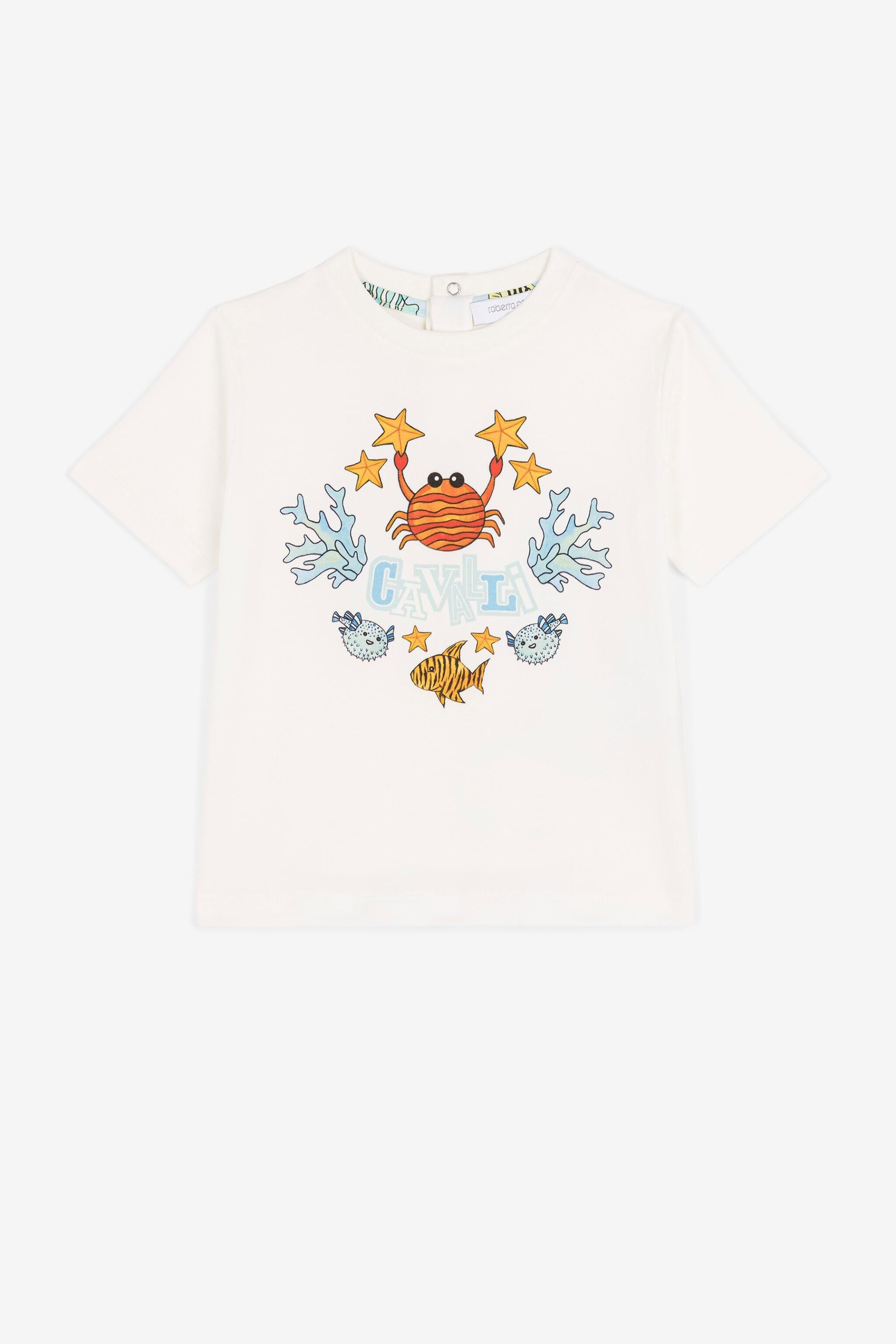 JU Graphic-print cotton T-shirt JU Graphic-print cotton T-shirt White QJT672-JV025