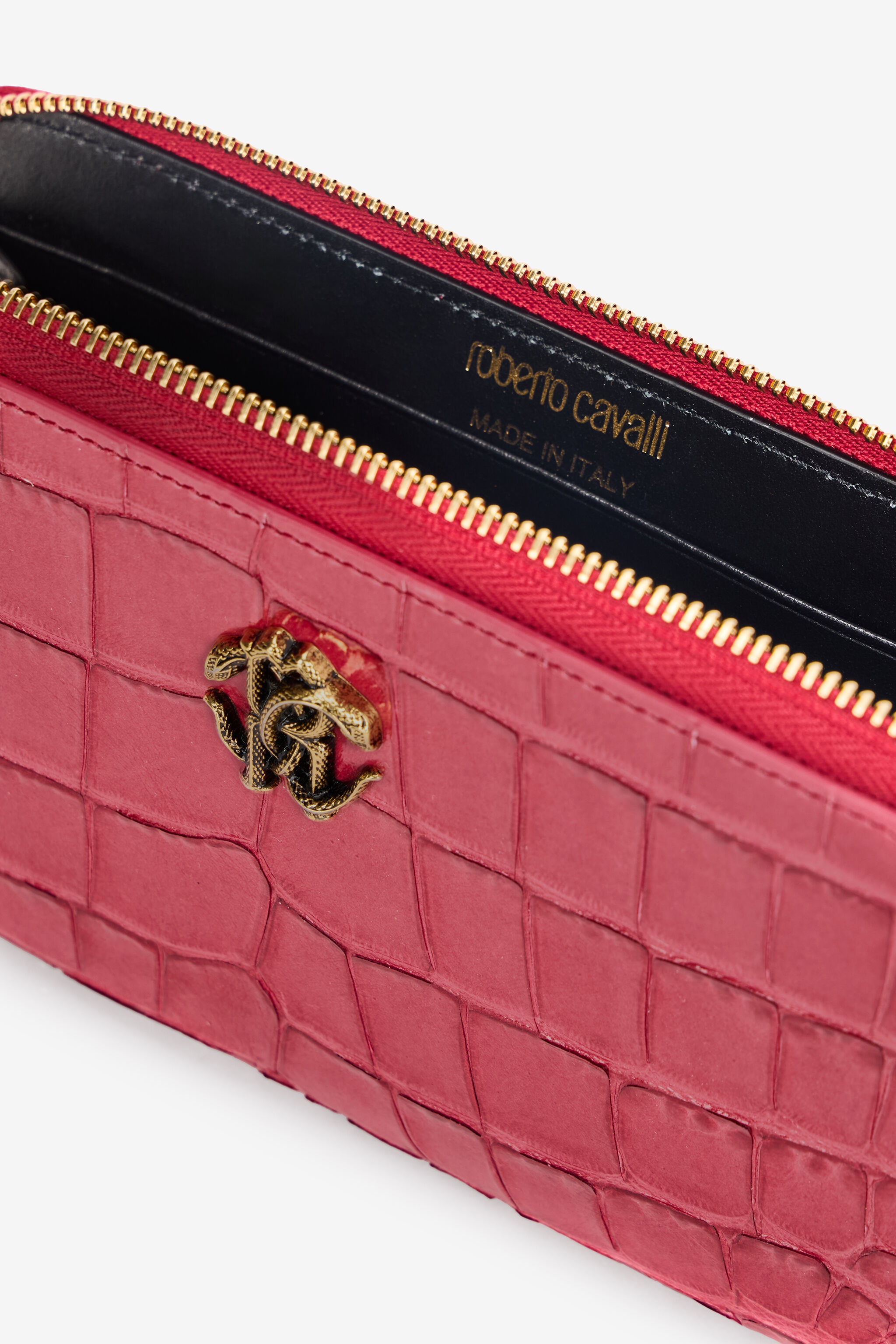 RC Crocodile Effect Zip-Around Wallet ROSA ANTICO 112309 SKA001-PZ975
