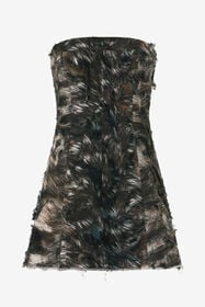 RC Mini Abito Stampa Silver Fur BLACK/BEIGE XWJ141-TIT79