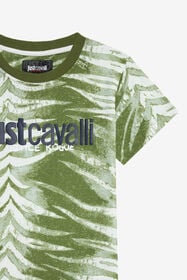 JC Zebra Print T-shirt ZEBRA GREEN WFT60X-JF005