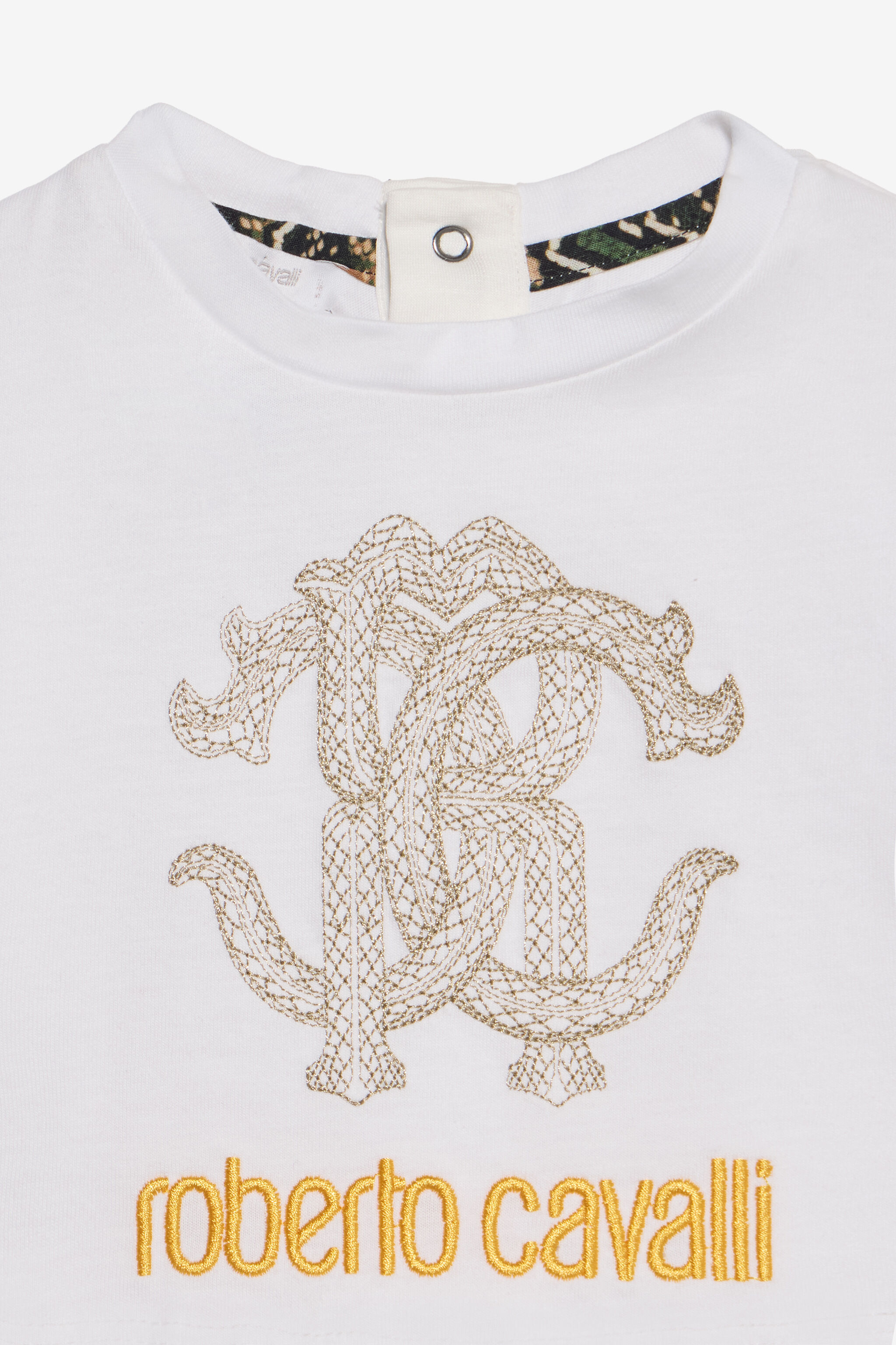 JU Embroidered Logo T-Shirt WHITE XJT61O-JD017