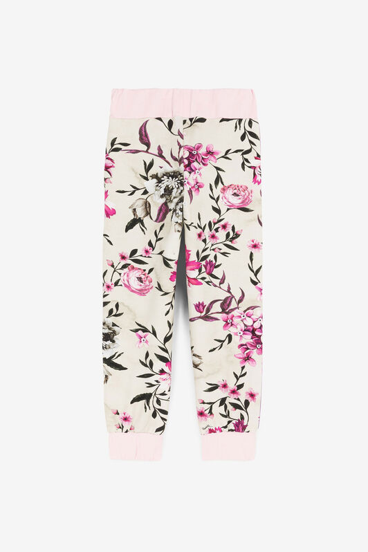 JU Leopard And Flower-Print Panelled Sweatpants JU Leopard And Flower-Print Panelled Sweatpants Purple OJT20O-ISA2J