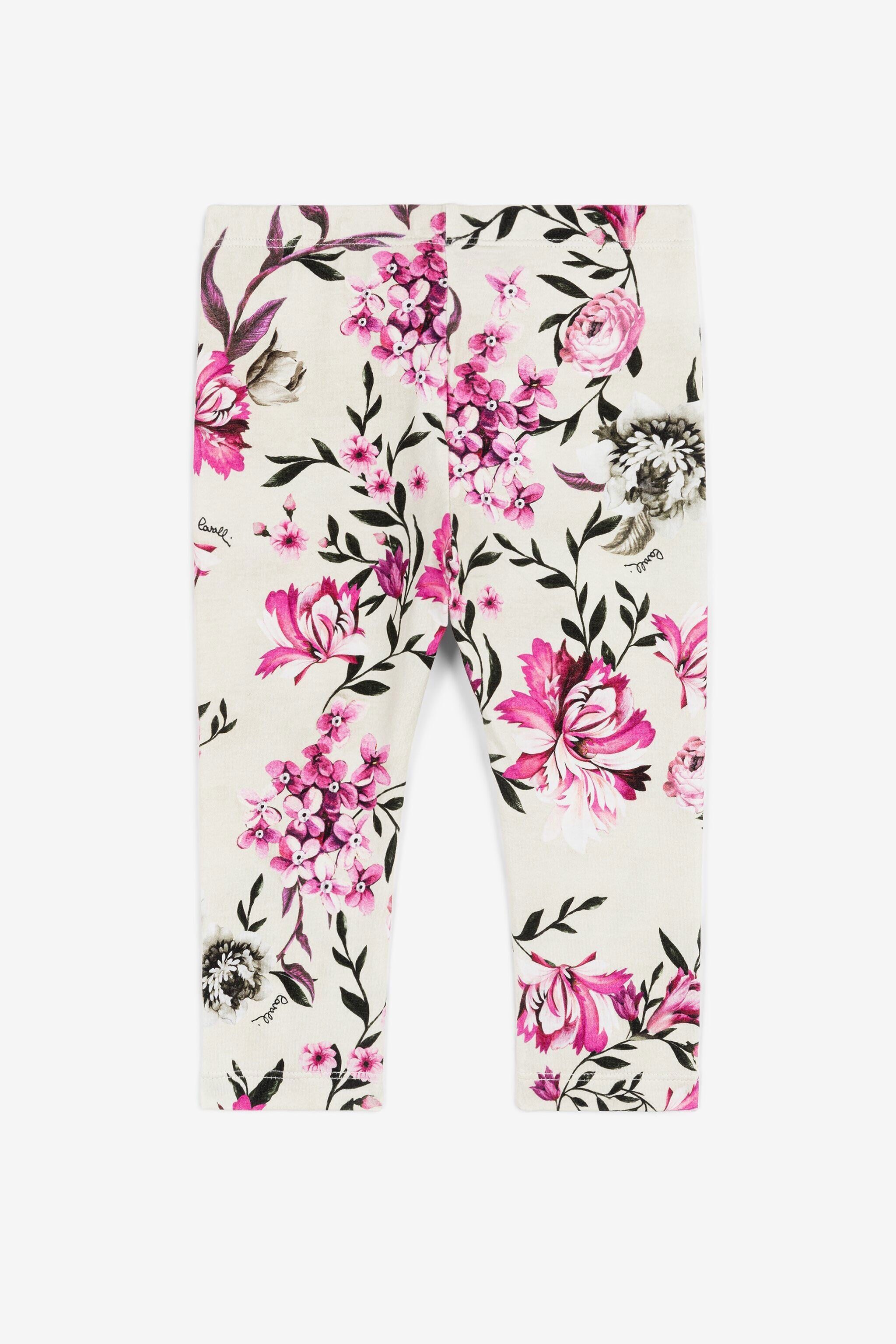 JU Flower-Print Leggings JU Flower-Print Leggings Pink OJT274-ISA2J