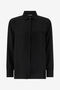 RC Chemise En Mélange de Soie avec Monogram RC RC Chemise En Mélange de Soie avec Monogram RC Noir VKT704-RK010