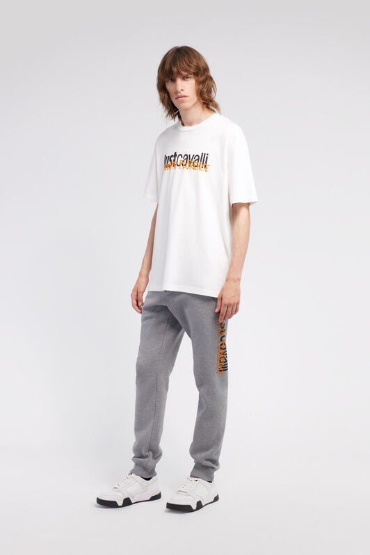 JC Just Cavalli Logo Joggers JC Just Cavalli Logo Joggers Gray RRT887-RR115
