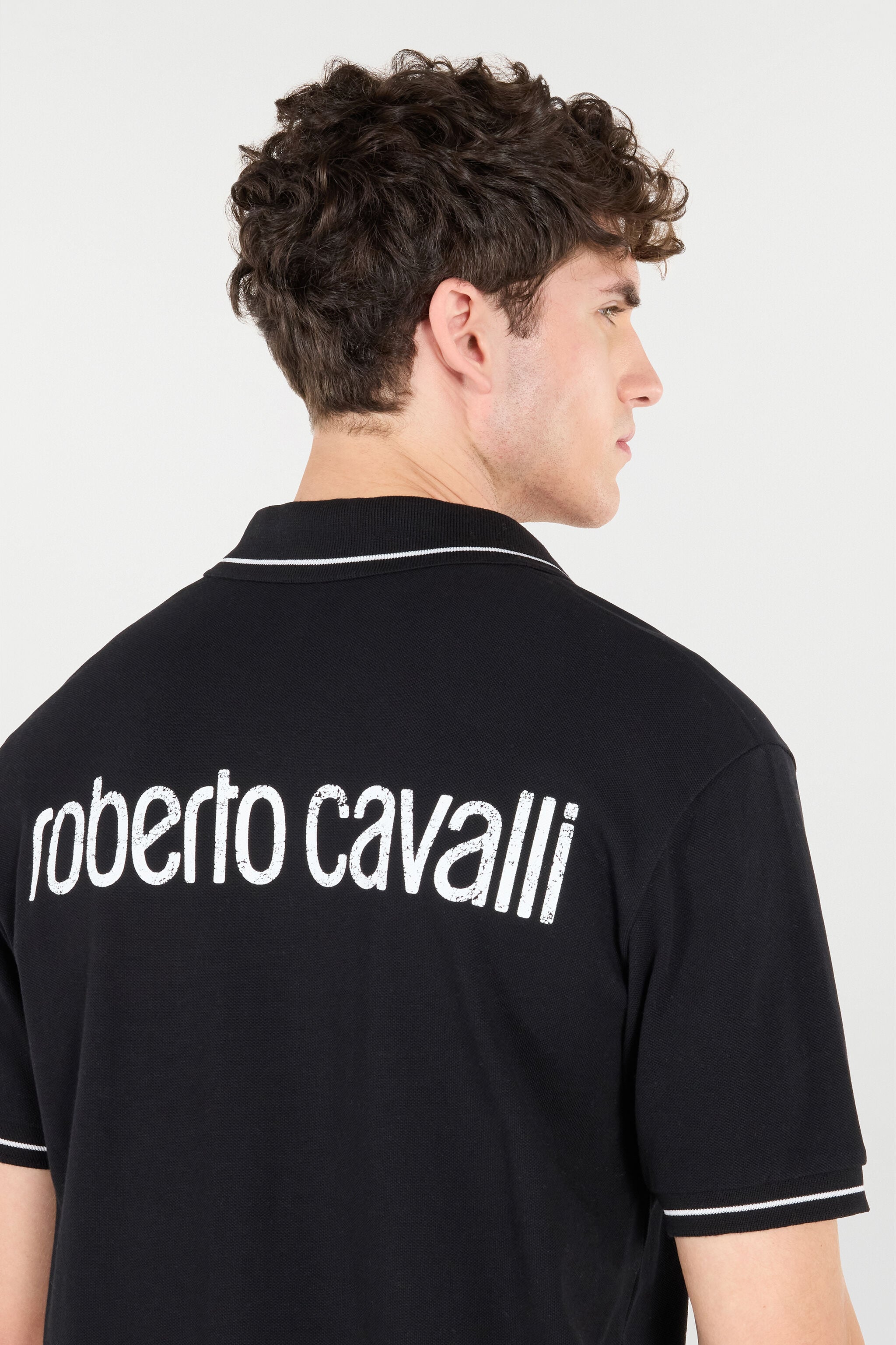 RC Polo Con Monogram RC E Logo Nero POT64B-KB001