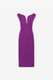 RC Mirror Snake Wool Dress RC Mirror Snake Wool Dress Purple RKT119-WR013