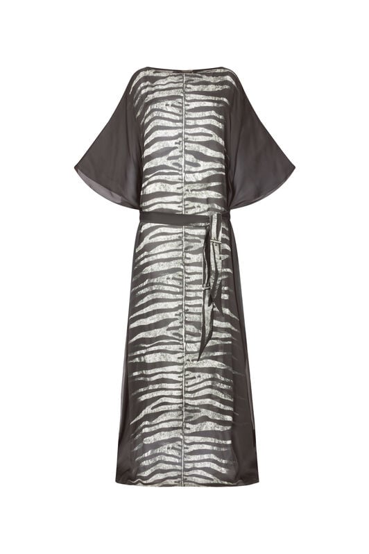RC Dress With Belt And Zebra Print RC Dress With Belt And Zebra Print Black/White UKT180-CTN50
