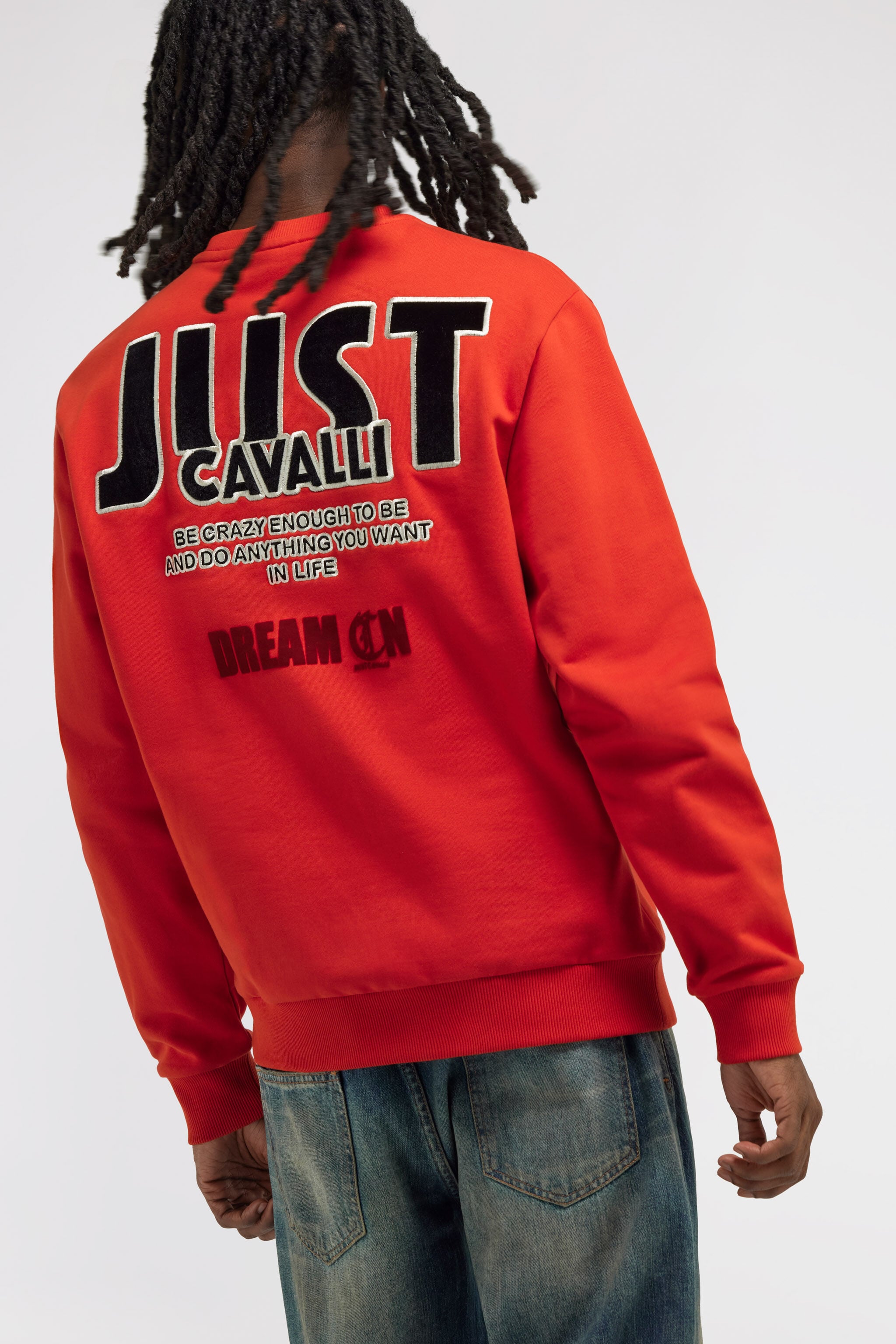 JC Just Cavalli Sweatshirt JC Just Cavalli Sweatshirt Rot TFT053-TF070