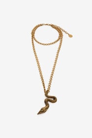 RC Collar de oro envejecido con serpiente OLD GOLD WWG015-AM001