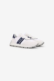 RC Sneakers Bianche Con Logo RC WHITE/BLUE QOS00F-PZA81