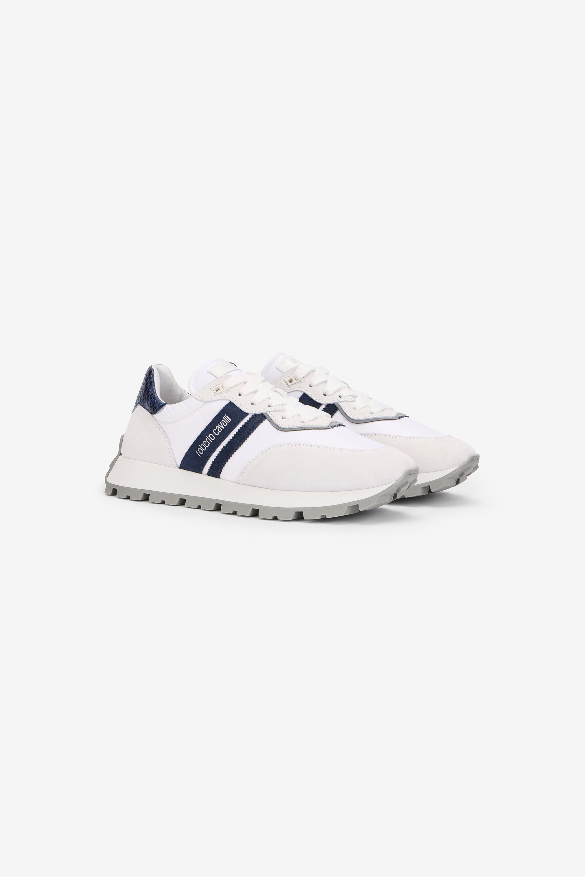 RC Sneakers Bianche Con Logo RC RC Sneakers Bianche Con Logo RC WHITE/BLUE QOS00F-PZA81