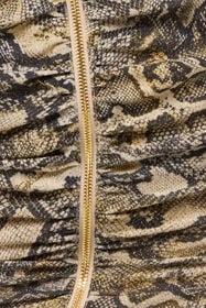 JC Mini Dress With Zipper And Python Print CORTECCIA UFT180-UF246