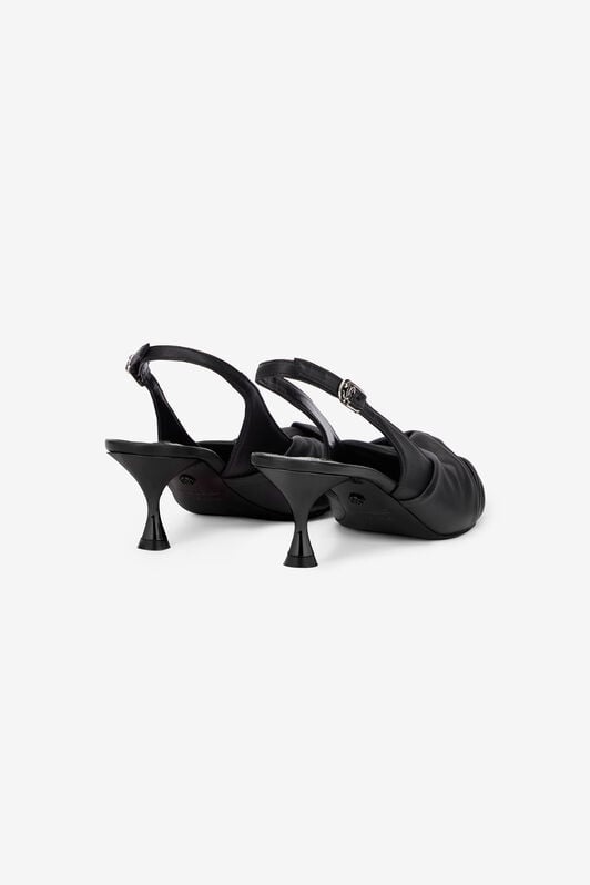 RC Slingbacks Aus Leder RC Slingbacks Aus Leder Schwarz UKS012-PN003