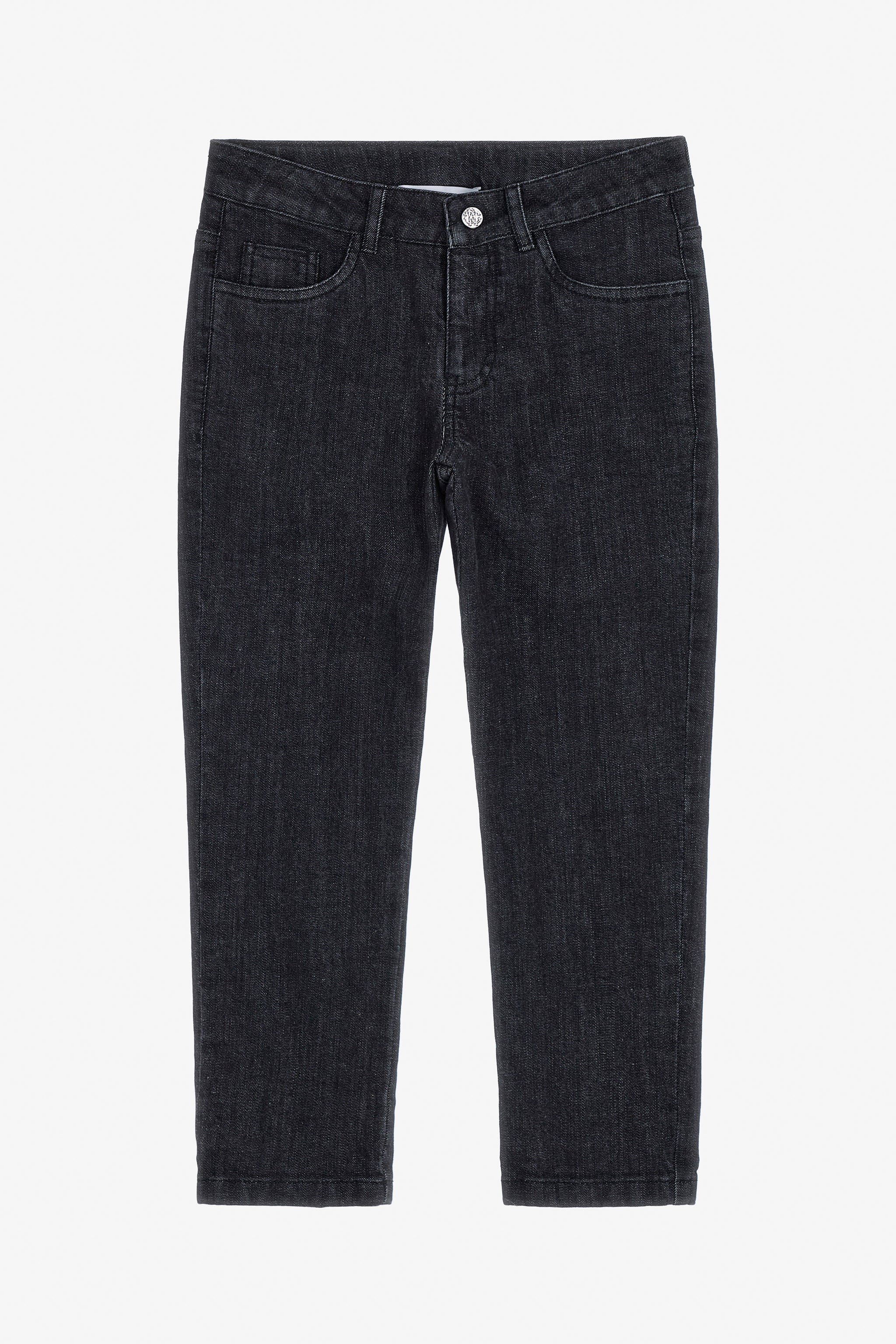 JU Dark Jeans With RC Monogram JU Dark Jeans With RC Monogram BLACK TJJ20D-DN001