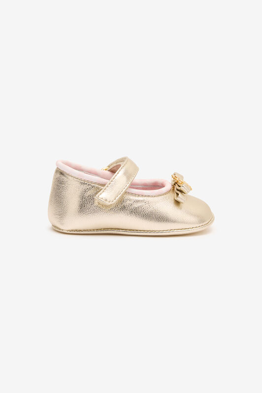 JU Mary Janes With RC Monogram PLATINUM/PINK TJS00E-ZCJ03