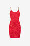 RC Jaguar-Jacquard Chain-Strap Dress RC Jaguar-Jacquard Chain-Strap Dress Orange OQM113-MA003