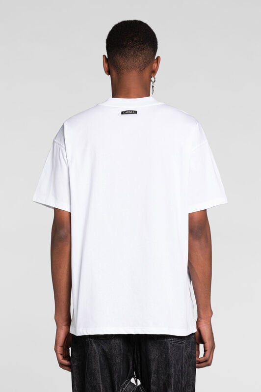 RC Logo-Embroidered Cotton T-Shirt RC Logo-Embroidered Cotton T-Shirt White PNT61K-JD060
