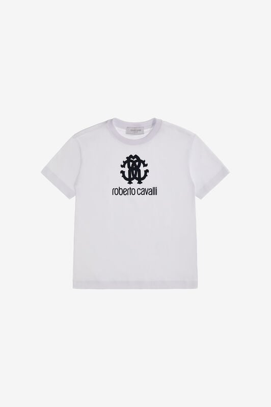 JU T-shirt with Monogram RC JU T-shirt with Monogram RC White SJT640-JD001
