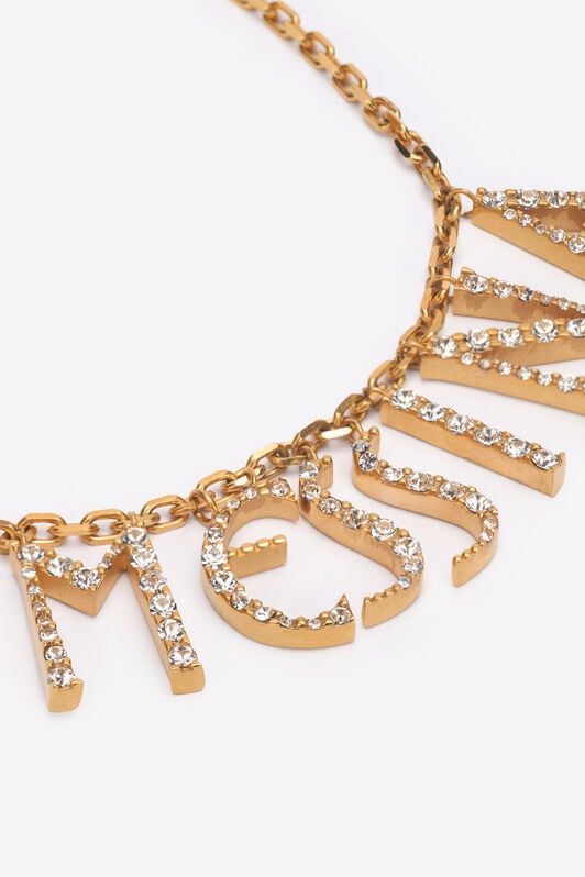 RC Messina Crystal Necklace RC Messina Crystal Necklace Gold UWG021-AM001