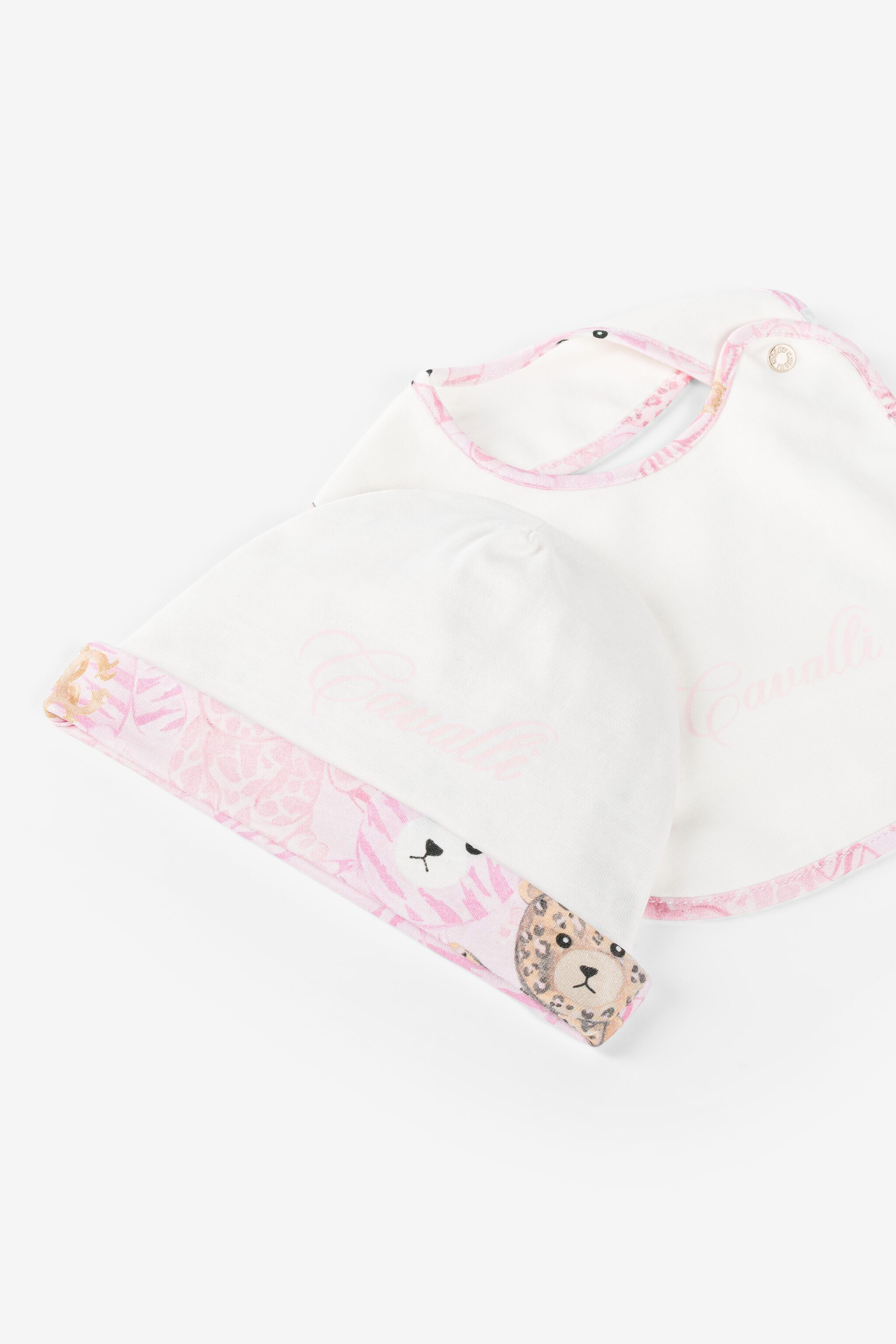JU Strampler-Set mit Tiere-Print JU Strampler-Set mit Tiere-Print Rosa RJT828-JD001
